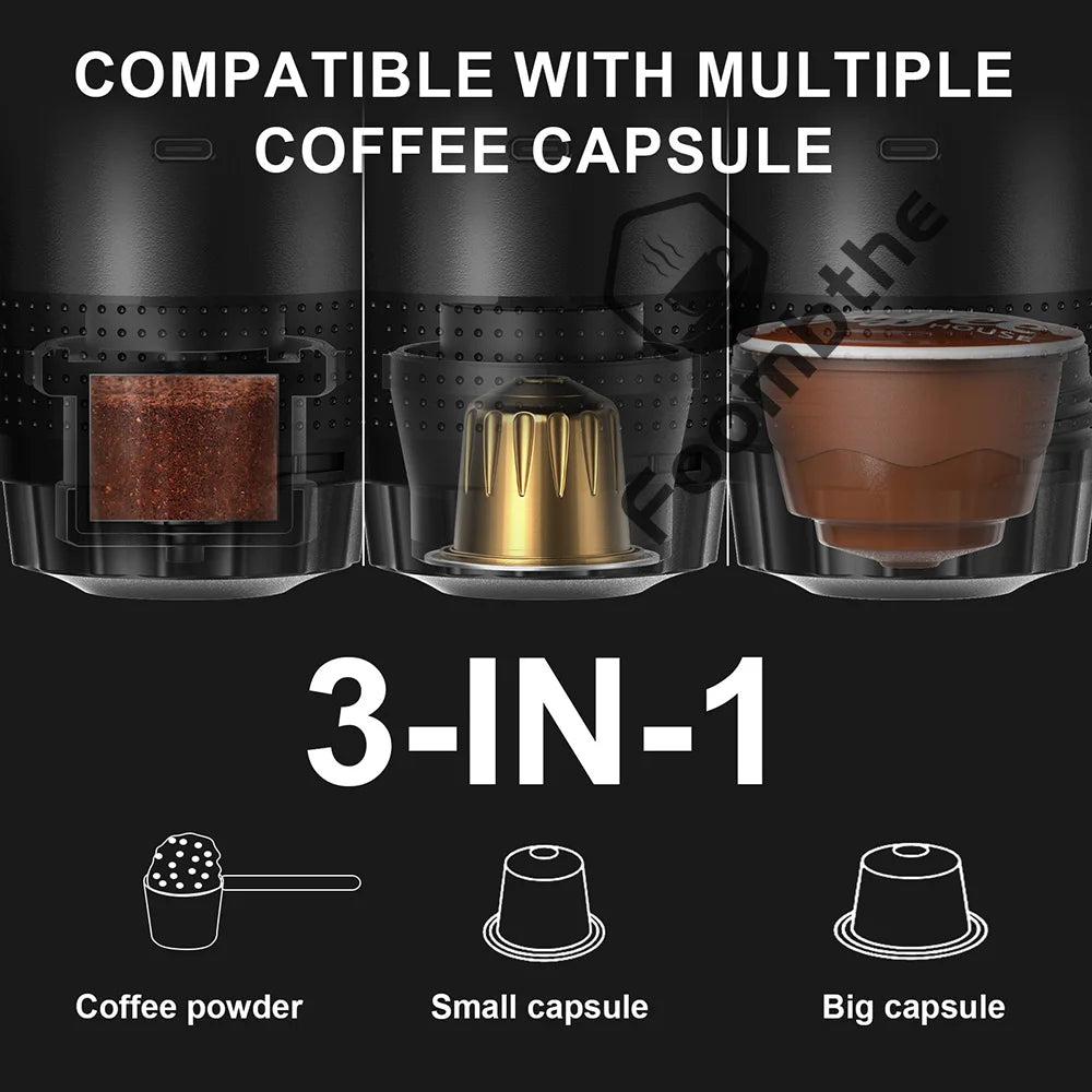 BrewMate Go - Portable Electric Espresso Maker for Home, Car & Outdoor - My Store