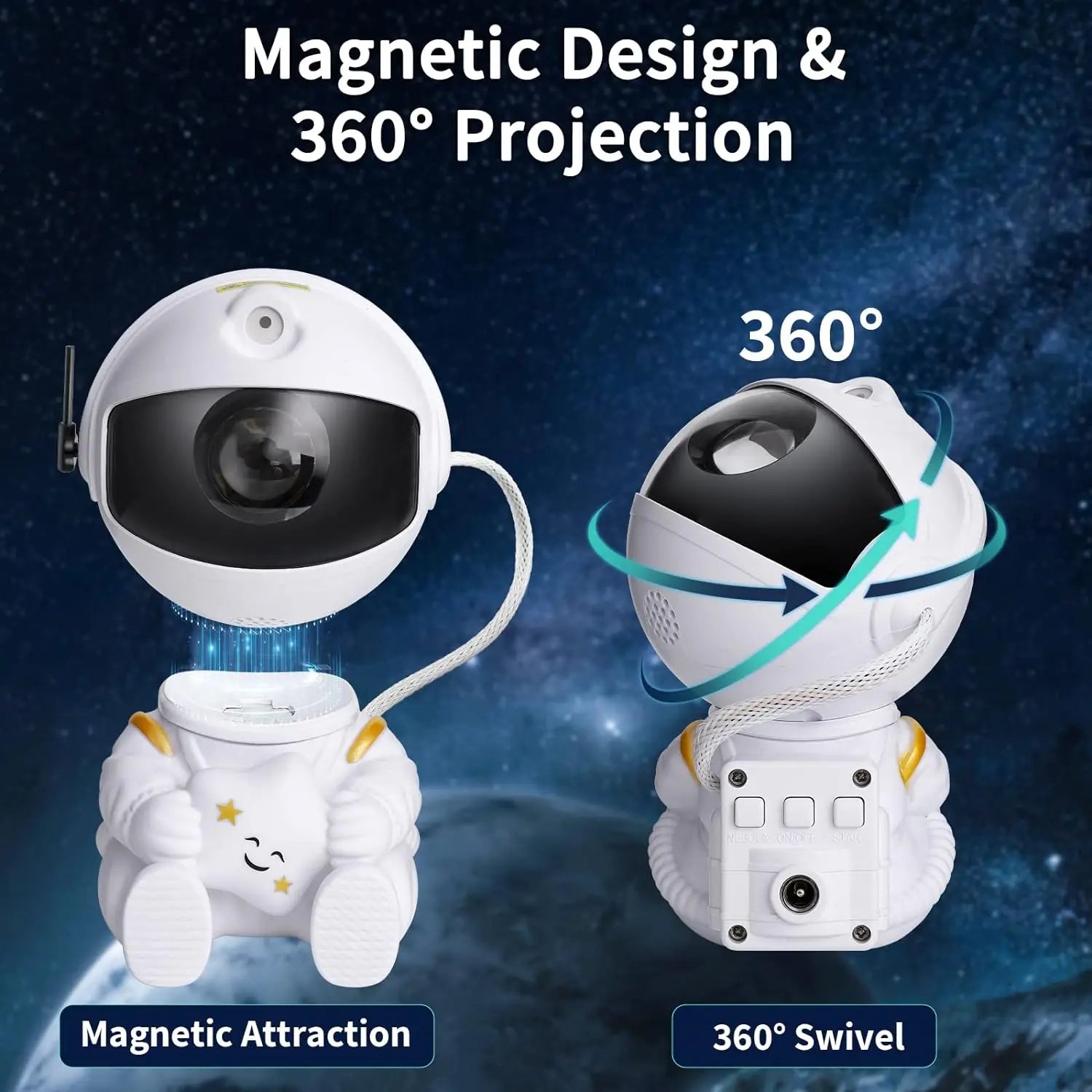 Astronaut Galaxy Star Projector Lamp - My Store