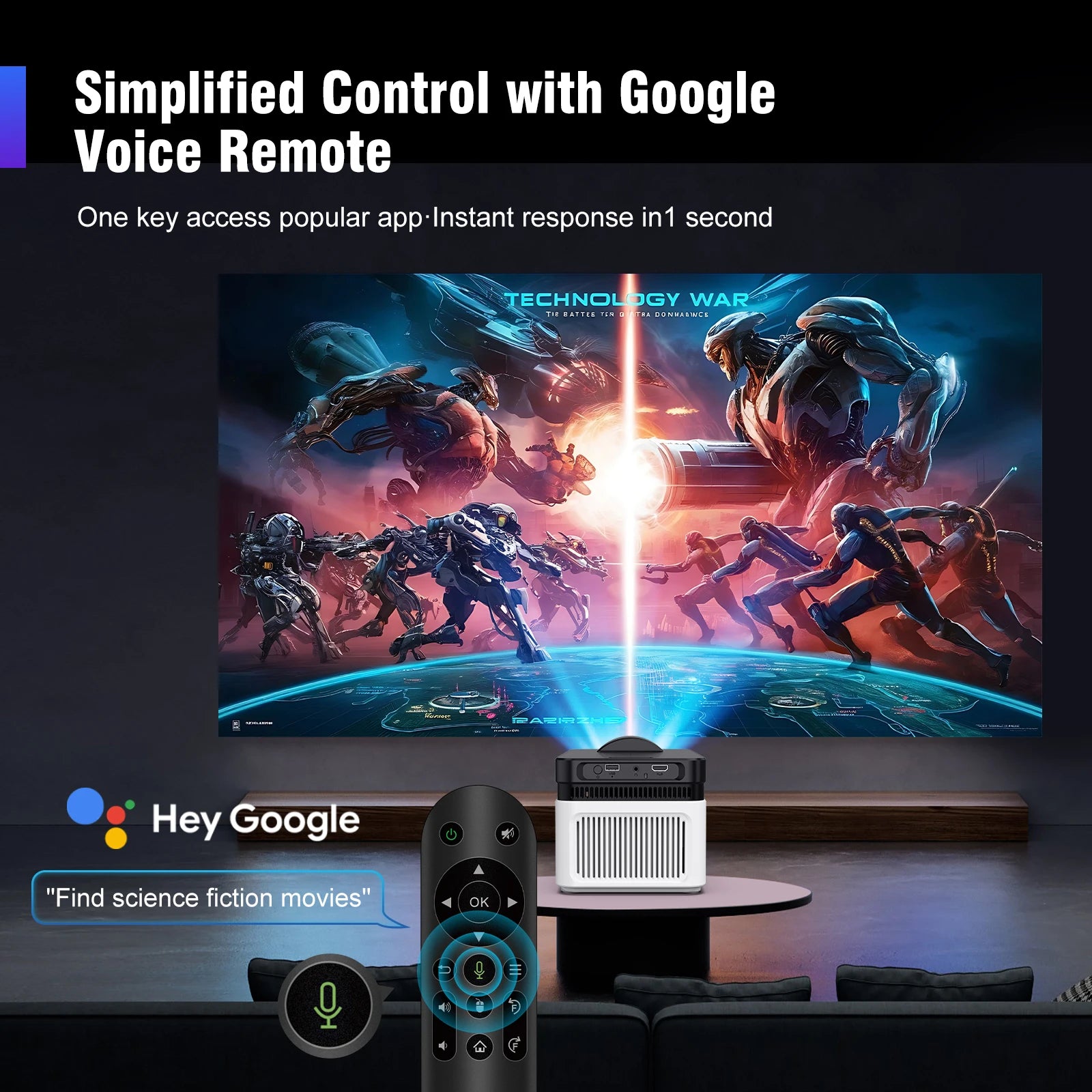 VisionBeam HY450 Ultra Short Throw Smart Projector - My Store