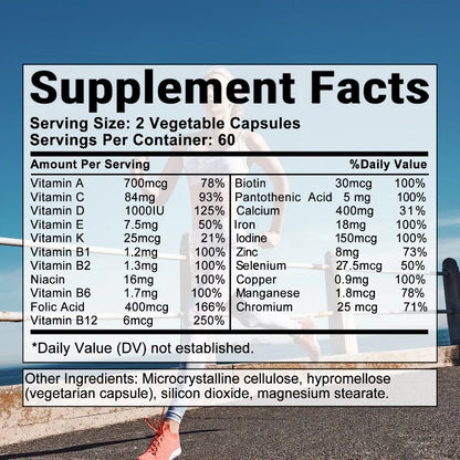 Bcuelov Multivitamin Capsules for Women – 120 Capsules - My Store