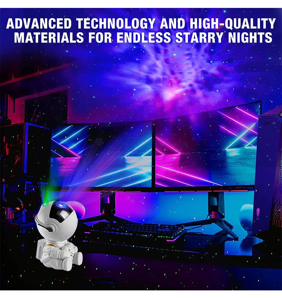 Astronaut Galaxy Star Projector Lamp - My Store