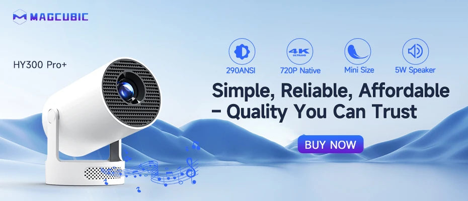 VisionBeam HY450 Ultra Short Throw Smart Projector - My Store