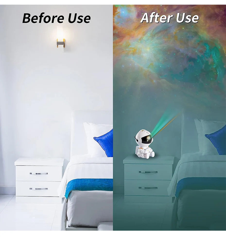 Astronaut Galaxy Star Projector Lamp - My Store