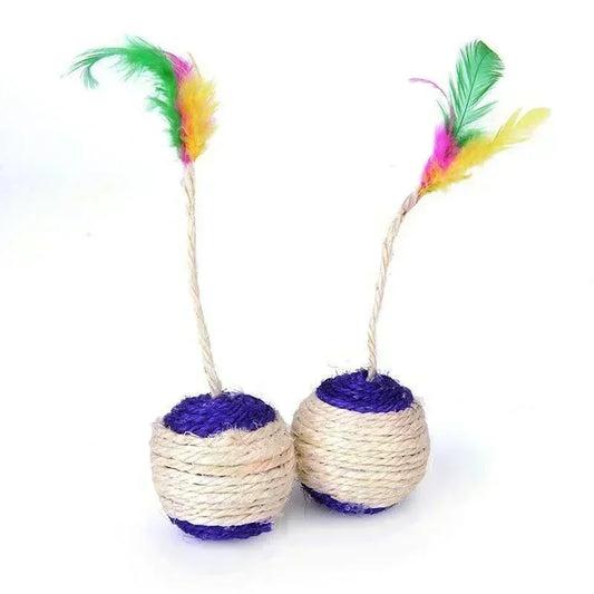 Sisal Scratching Training Ball Interactive - My Store