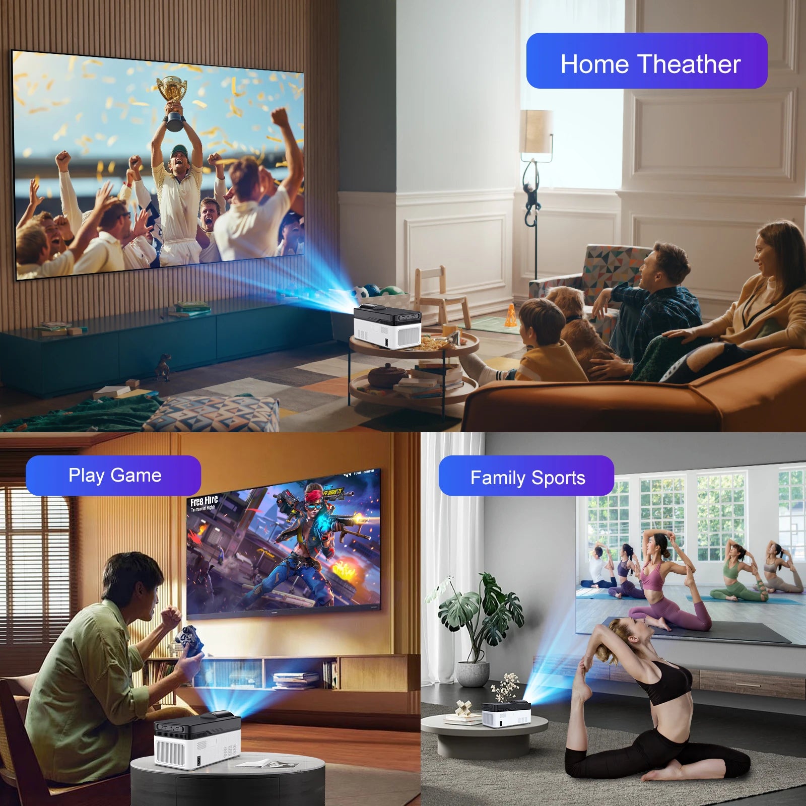 VisionBeam HY450 Ultra Short Throw Smart Projector - My Store