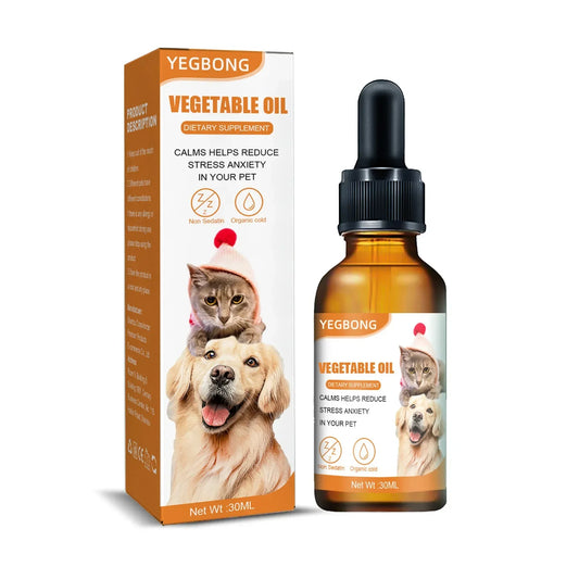 Yegbong Natural Organic Calming Drops - Pet Anxiety Relief with Essential Oils - Dogs & Cats - My Store