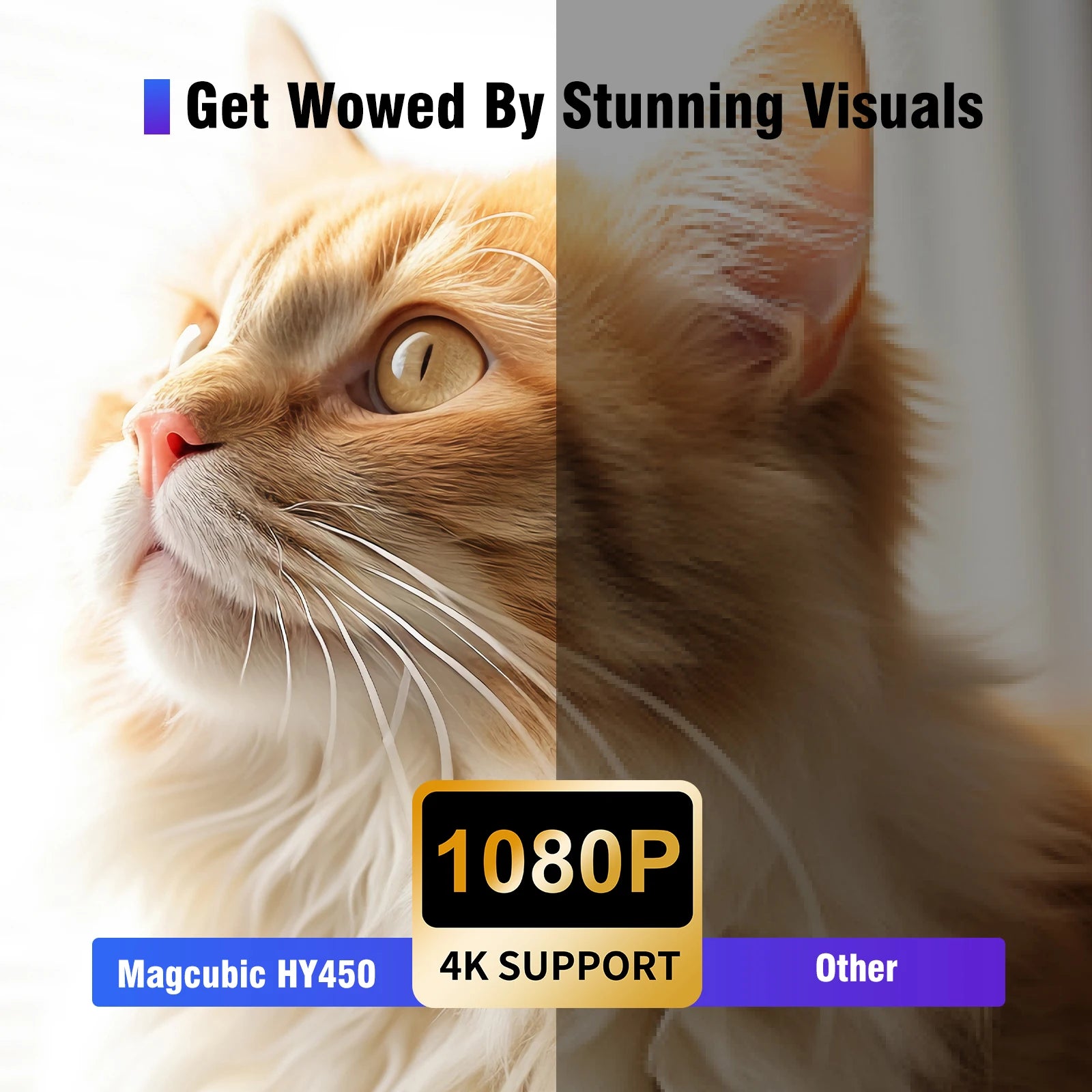 VisionBeam HY450 Ultra Short Throw Smart Projector - My Store