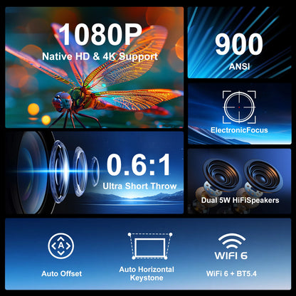VisionBeam HY450 Ultra Short Throw Smart Projector - My Store